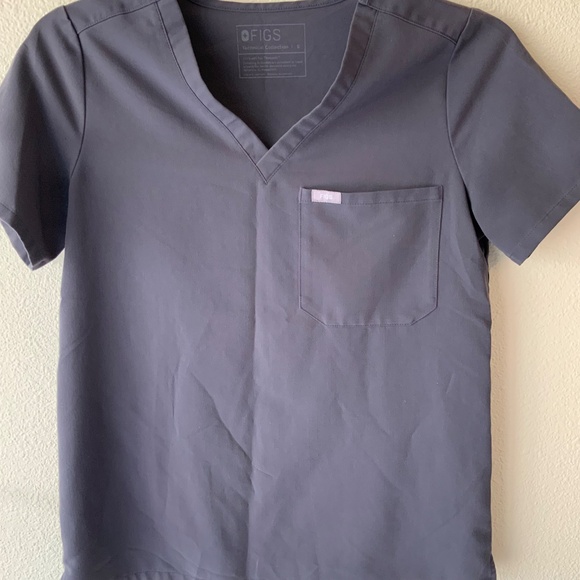 Figs Scrubs Top Blue Size Small - Picture 5 of 6